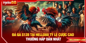 Đá Gà S128 Tại Hello88 - Tỷ Lệ Cược Cao Thưởng Hấp Dẫn Nhất