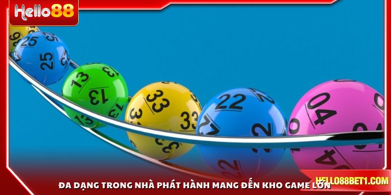 Đa dạng trong nhà phát hành mang đến kho game lớn 