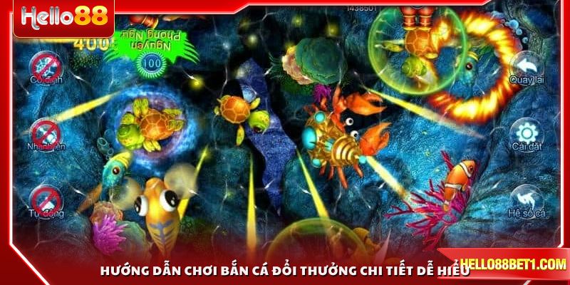 Hướng dẫn chơi bắn cá đổi thưởng chi tiết dễ hiểu