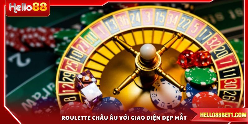 Khám phá Roulette Châu Âu tại HELLO88 với giao diện đẹp mắt