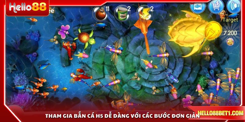 Tham gia bắn cá H5 dễ dàng với các bước đơn giản