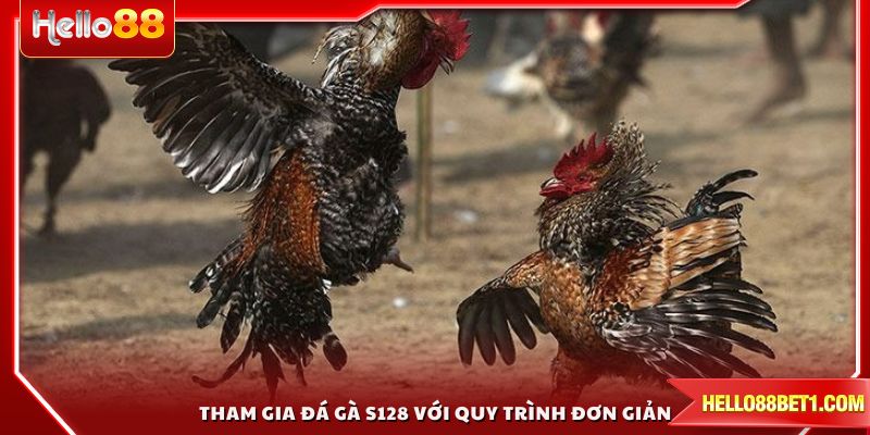 Tham gia đá gà S128 tại nhà cái với quy trình đơn giản