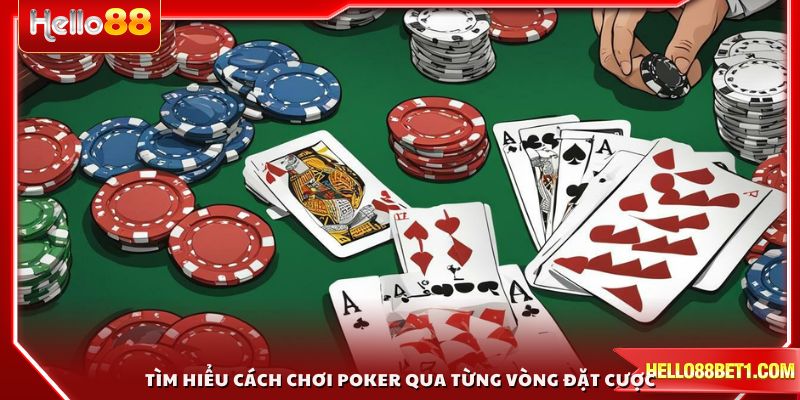 Tìm hiểu cách chơi Poker qua từng vòng đặt cược