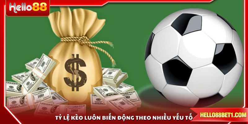 Tỷ lệ kèo luôn biến động theo nhiều yếu tố khác nhau