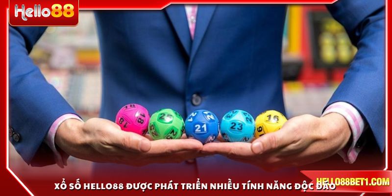 Xổ Số HELLO88 được phát triển nhiều tính năng độc đáo 